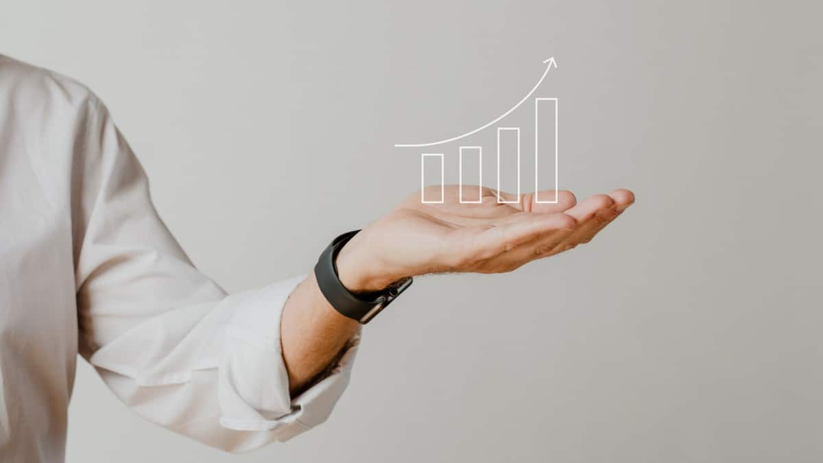Sales growth chart
