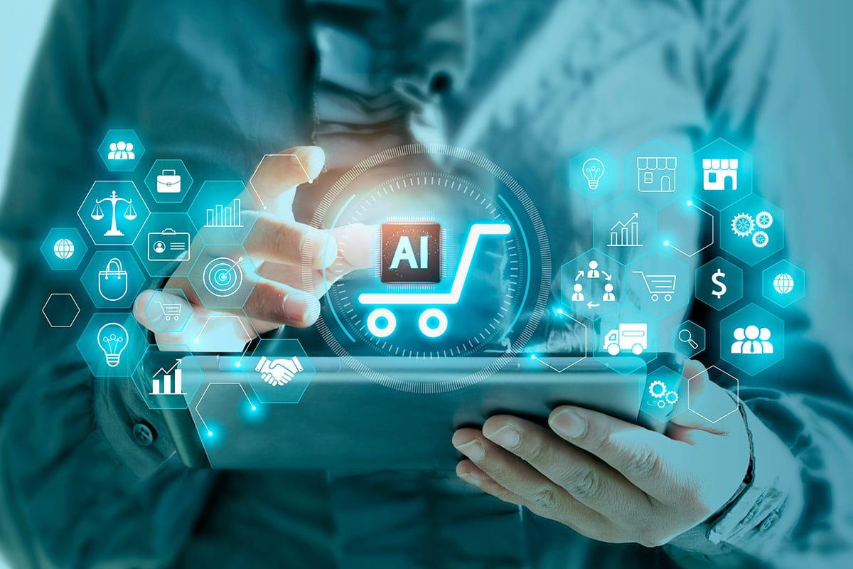 Person using AI